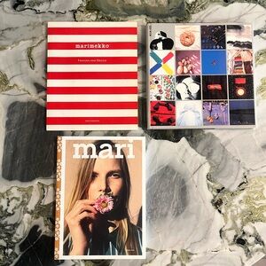 Marimekko Book Set – 2 Design Books + 1 Rare Mari Magazine